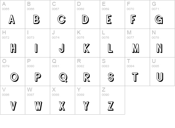 SF Buttacup Lettering Shaded details - Free Fonts at FontZone.net