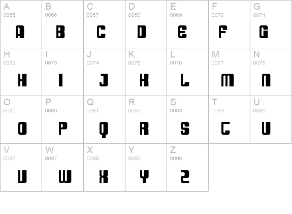 SF DecoTechno Bold details - Free Fonts at FontZone.net