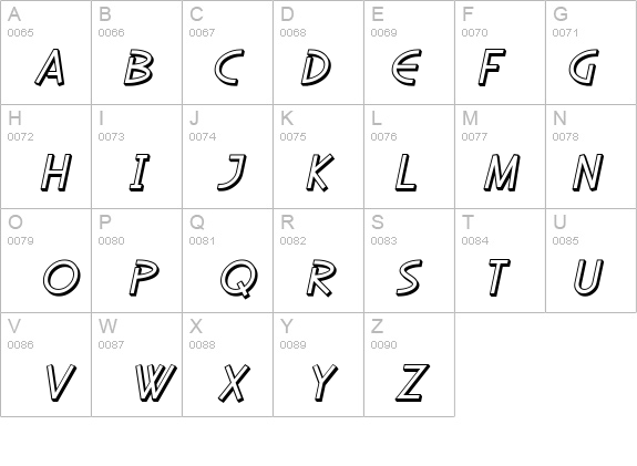 SF Diego Sans Shaded Oblique details - Free Fonts at FontZone.net