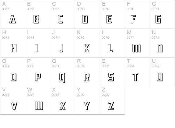 SF Electrotome Shaded details - Free Fonts at FontZone.net