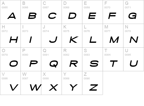 SF Grandezza Heavy Oblique details - Free Fonts at FontZone.net