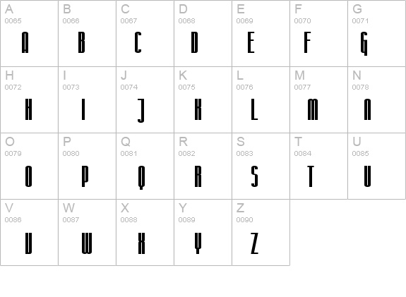 SF Iron Gothic Bold details - Free Fonts at FontZone.net