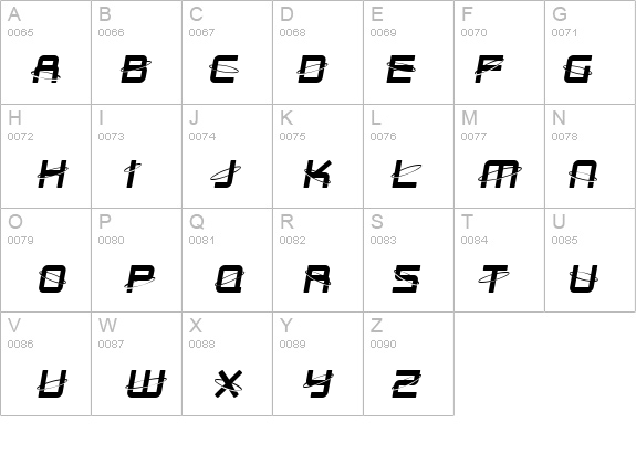 SF Outer Limits details - Free Fonts at FontZone.net