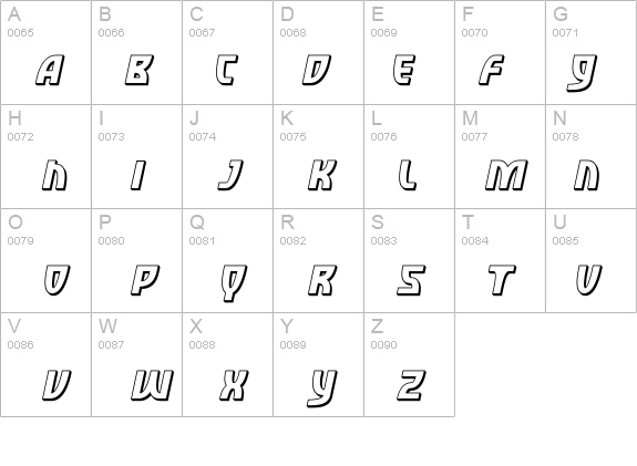 SF Retroesque Shaded Oblique details - Free Fonts at FontZone.net