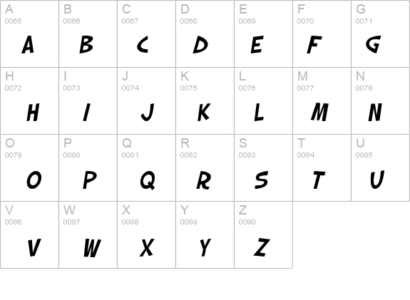 SF Slapstick Comic Oblique details - Free Fonts at FontZone.net