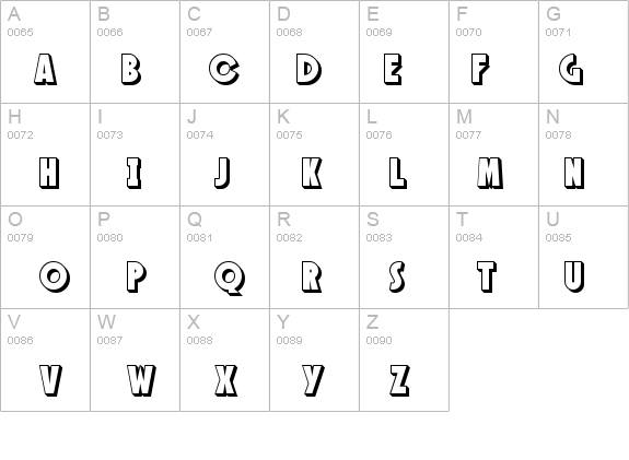 SF Speakeasy Shaded details - Free Fonts at FontZone.net