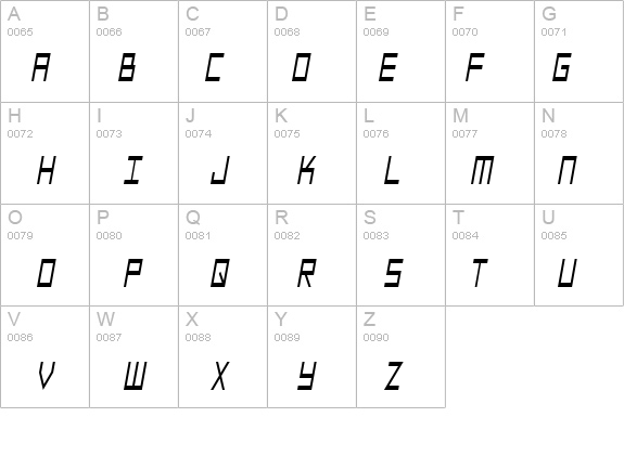 SF Square Head Condensed Italic details - Free Fonts at FontZone.net