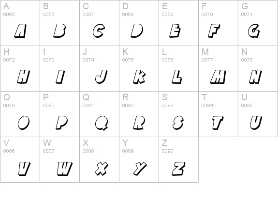 SF Tattle Tales Shadow Italic details - Free Fonts at FontZone.net