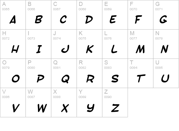 SF Toontime Bold Italic details - Free Fonts at FontZone.net