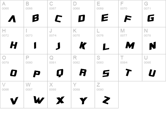 SF Zero Gravity Condensed Italic details - Free Fonts at FontZone.net