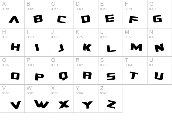 SF Zero Gravity details - Free Fonts at FontZone.net
