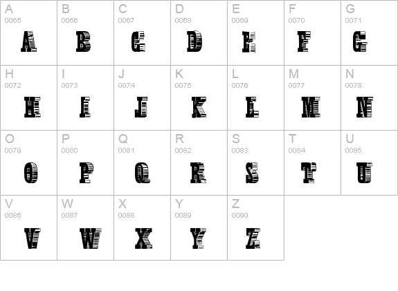 Shady Characters Medium details - Free Fonts at FontZone.net