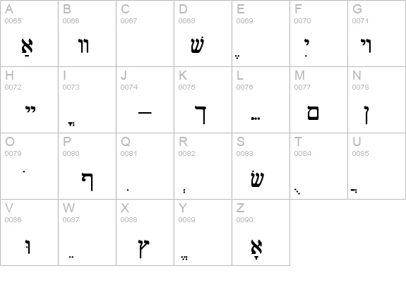 ShalomOldStyle details - Free Fonts at FontZone.net