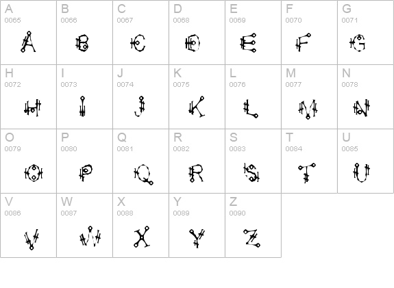 Shamantics Gothick details - Free Fonts at FontZone.net