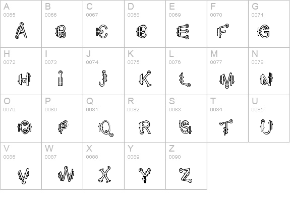 Shamantics Hollow details - Free Fonts at FontZone.net