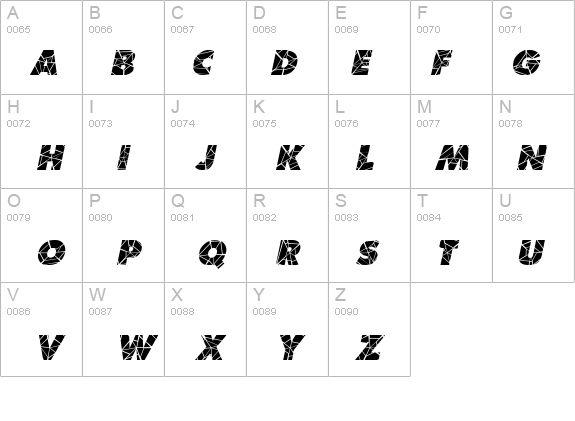 Shatter Italic details - Free Fonts at FontZone.net