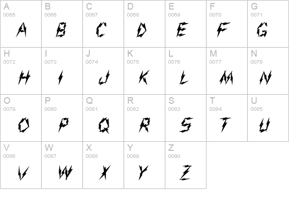 Shiveree details - Free Fonts at FontZone.net