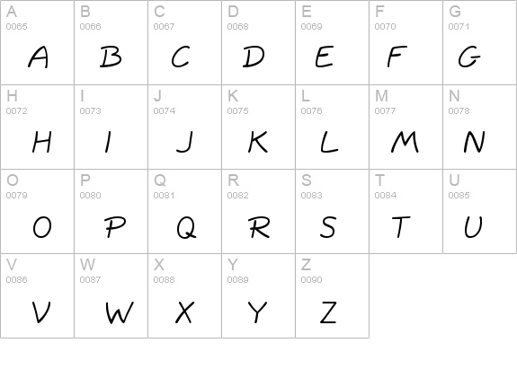 Short Hand Heavy Normal details - Free Fonts at FontZone.net