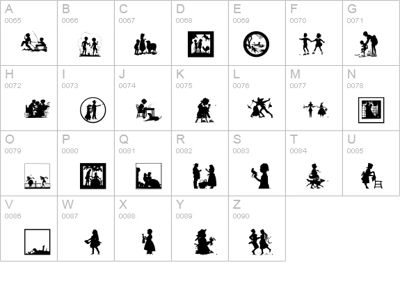 SilhousTwo details - Free Fonts at FontZone.net