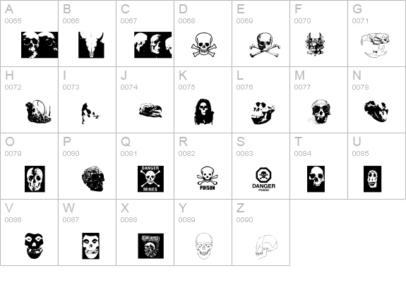 SKULL TS 2 details - Free Fonts at FontZone.net