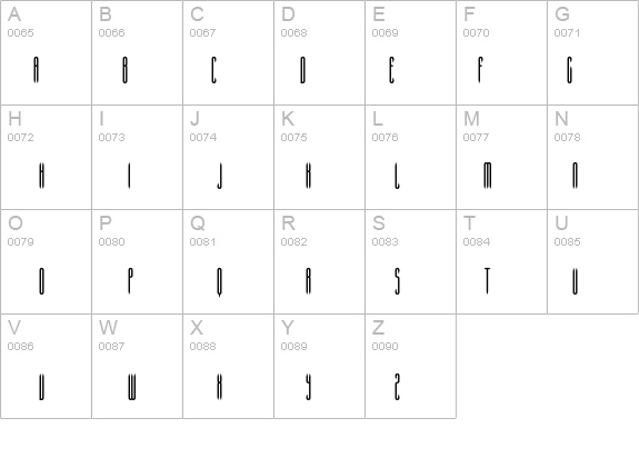 Slender BRK details - Free Fonts at FontZone.net