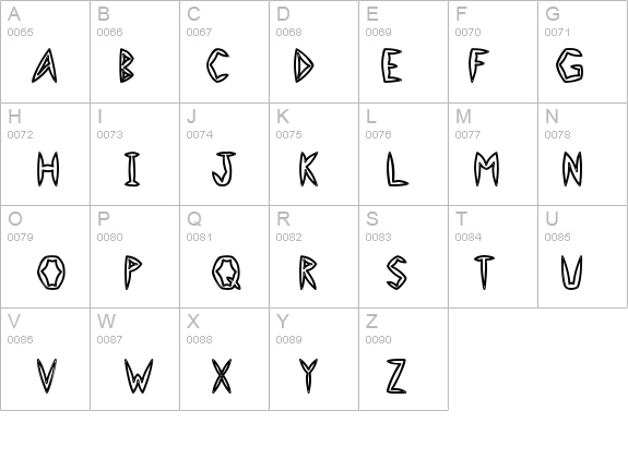 Slightly Hollow details - Free Fonts at FontZone.net