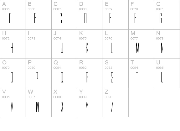 Slim-Jim Normal details - Free Fonts at FontZone.net