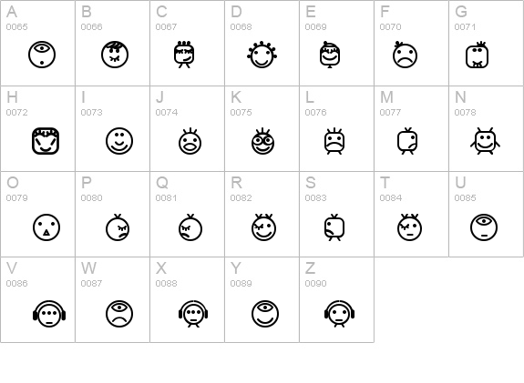 Smilly Normal details - Free Fonts at FontZone.net