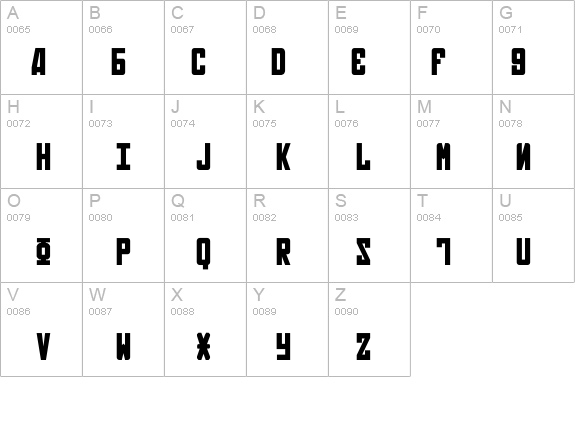 Soviet Bold details - Free Fonts at FontZone.net
