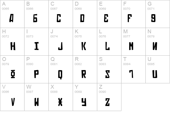 Soviet Punk details - Free Fonts at FontZone.net