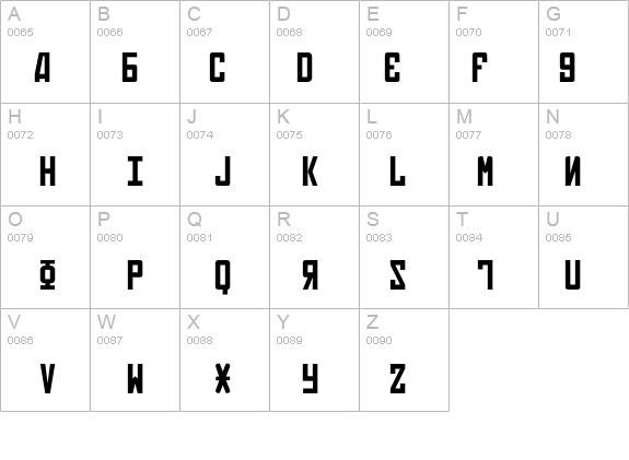 Soviet details - Free Fonts at FontZone.net