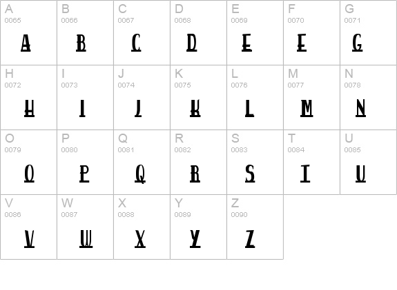 spankys bungalow details - Free Fonts at FontZone.net