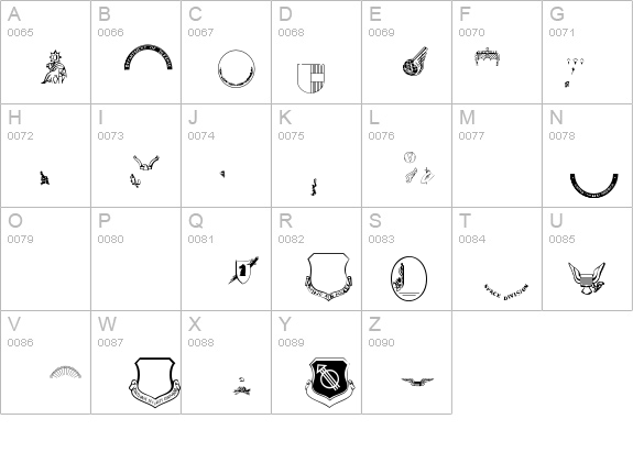 SpecialSealsP01 details - Free Fonts at FontZone.net