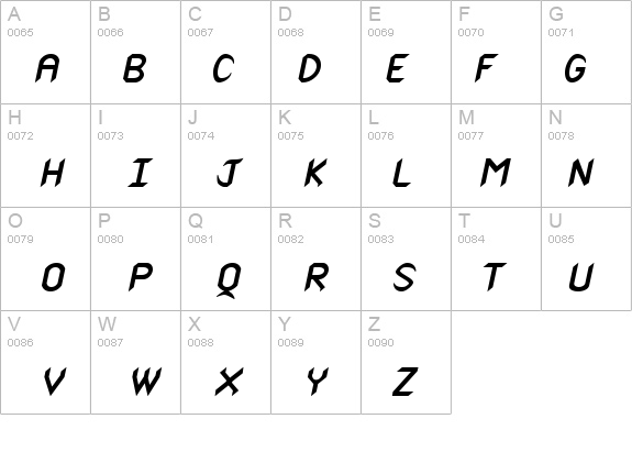 Spike-Condensed Bold Italic details - Free Fonts at FontZone.net