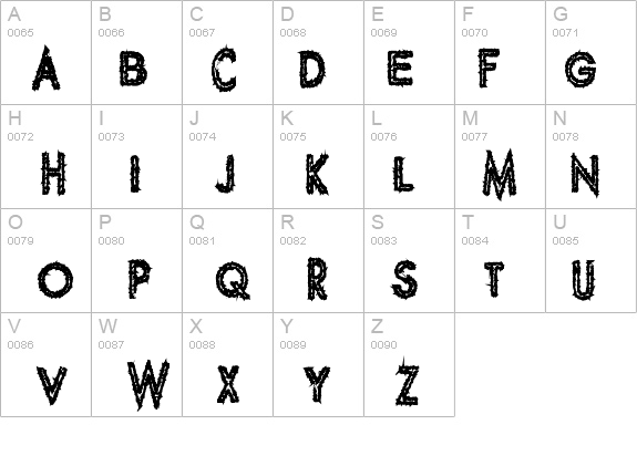 Spike Crumb Geiger details - Free Fonts at FontZone.net