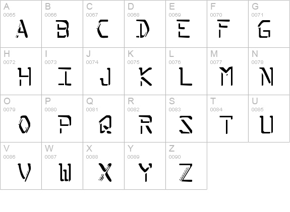 Split Enzymes details - Free Fonts at FontZone.net