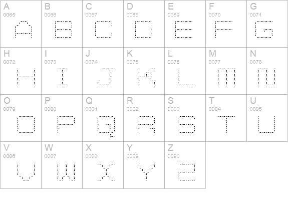 Spot Matrix details - Free Fonts at FontZone.net