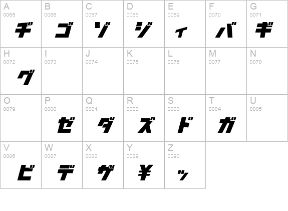 SsTaitohSquare-Katakana details - Free Fonts at FontZone.net