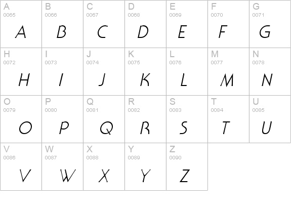 Staid Italic details - Free Fonts at FontZone.net