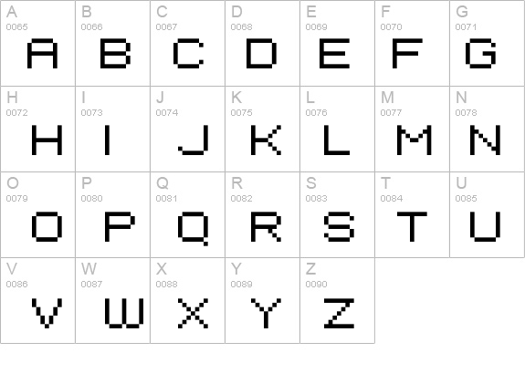 standard 07_51 details - Free Fonts at FontZone.net