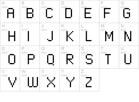 standard 09_56 details - Free Fonts at FontZone.net