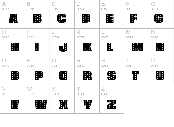 StarsCapsHeavy details - Free Fonts at FontZone.net