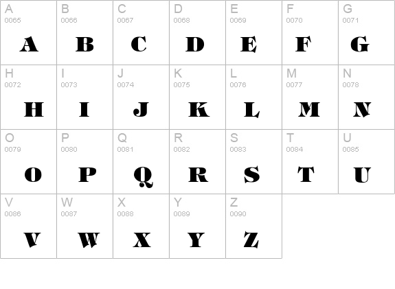 Stephanie Heavy details - Free Fonts at FontZone.net