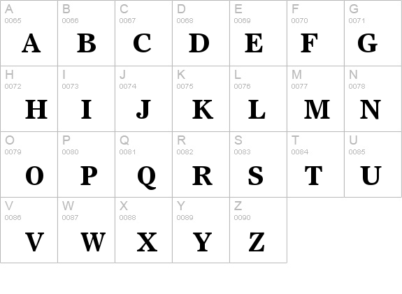 Sterling SSi Bold details - Free Fonts at FontZone.net