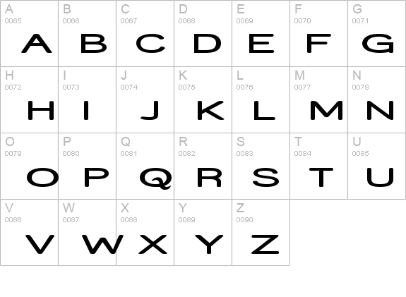Street - Expanded Semi details - Free Fonts at FontZone.net