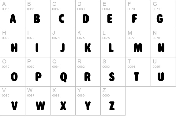 T Regular details - Free Fonts at FontZone.net