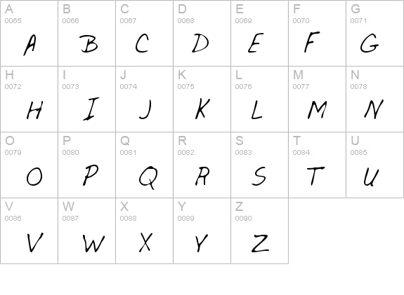 TaylorsHand Regular details - Free Fonts at FontZone.net