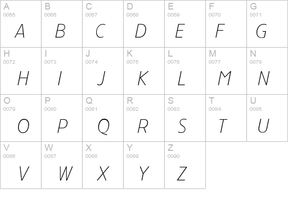 TFForever-ExtraLightItalic details - Free Fonts at FontZone.net