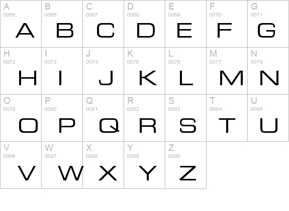 TheklaExtended details - Free Fonts at FontZone.net