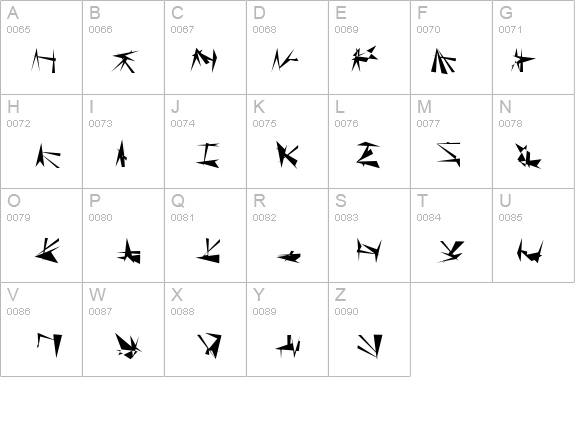 Tholian Regular details - Free Fonts at FontZone.net